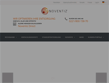 Tablet Screenshot of noventiz.de
